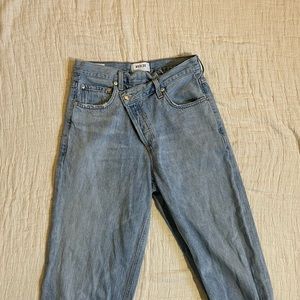 ALGOLDE criss cross straight jeans - size 25